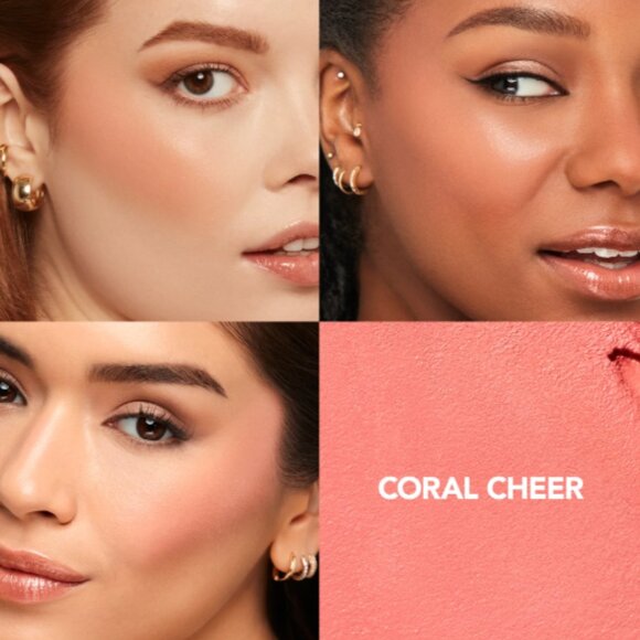 Buxom Plump Shot Peptide Plumping Cream Blush | Coral Cheer | NEW MAKEUP - Picture 5 of 6